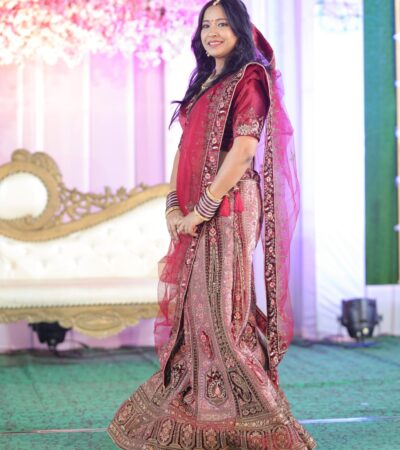 Majestic Maroon Heritage Lehenga