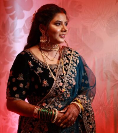 Regal Blue Enigma Lehenga On Rent