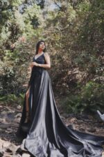 Midnight Black Luxe Gown