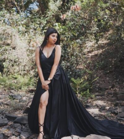 Midnight Black Luxe Gown