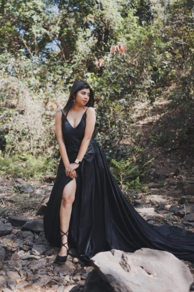 Midnight Black Luxe Gown